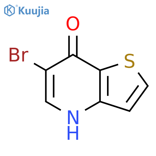 6-Bromothieno[3,2-b]pyridin-7-ol structure