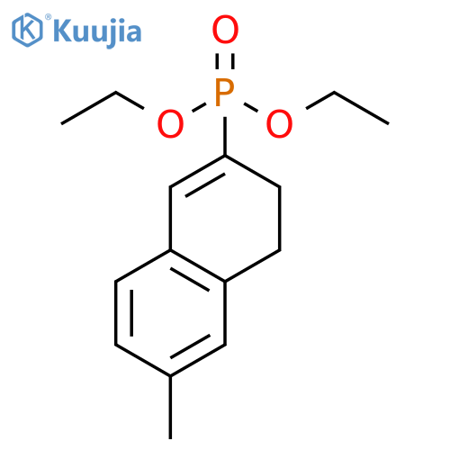 Phosphonic acid, (3,4-dihydro-6-methyl-2-naphthalenyl)-, diethyl ester structure