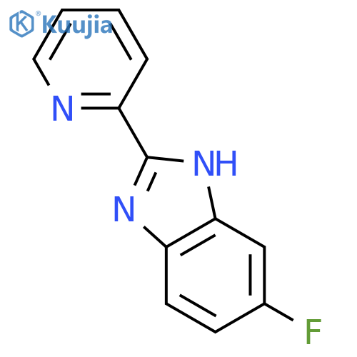 5-Fluoro-2-(2-pyridyl)-1H-benzimidazole structure