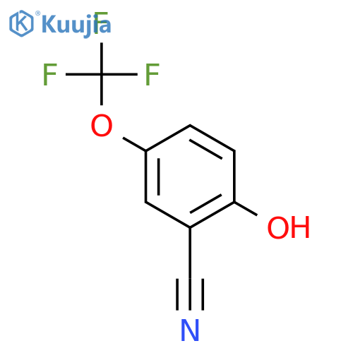 2-Hydroxy-5-(trifluoromethoxy)benzonitrile structure