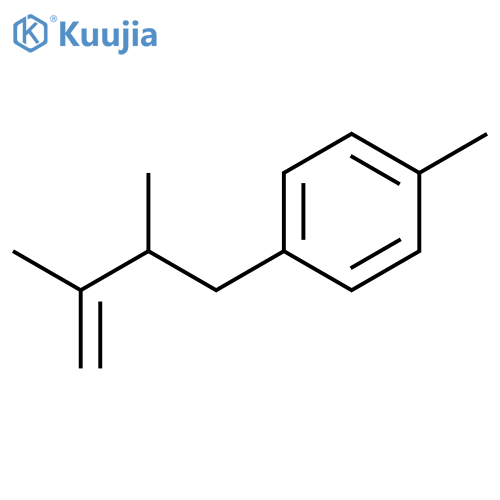 Benzene, 1-(2,3-dimethyl-3-butenyl)-4-methyl- structure