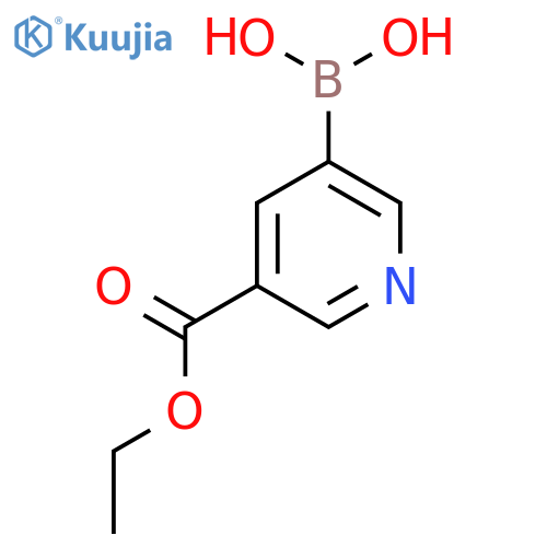 (5-(Ethoxycarbonyl)pyridin-3-yl)boronic Acid structure