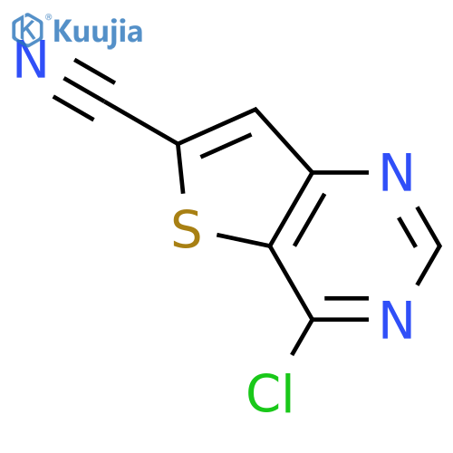 4-Chlorothieno[3,2-d]pyrimidine-6-carbonitrile structure