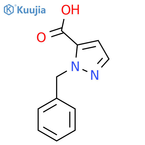 1-benzyl-1H-pyrazole-5-carboxylic acid structure