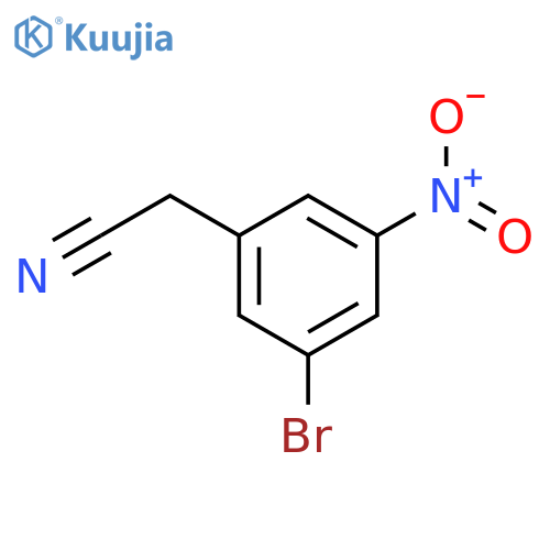 2-(3-Bromo-5-nitrophenyl)acetonitrile structure