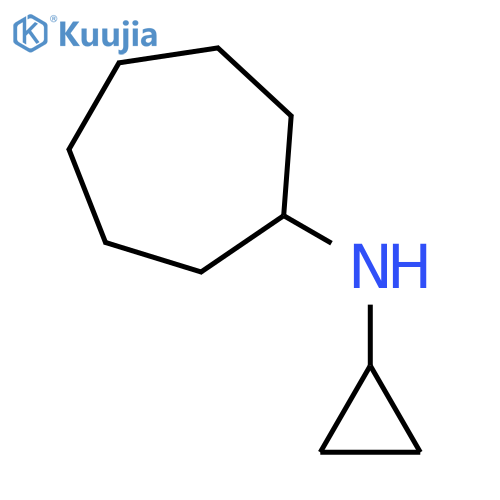 N-cyclopropylcycloheptanamine structure