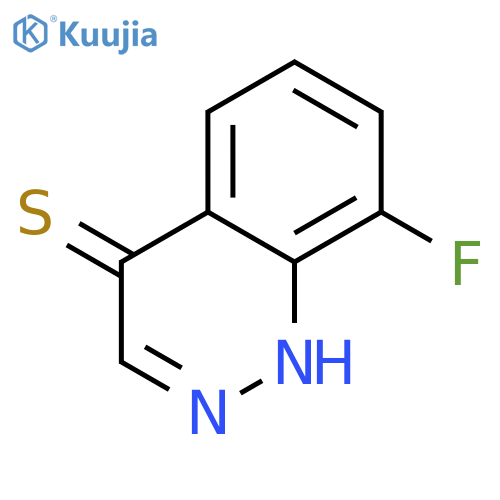 8-fluoro-1h-cinnoline-4-thione structure