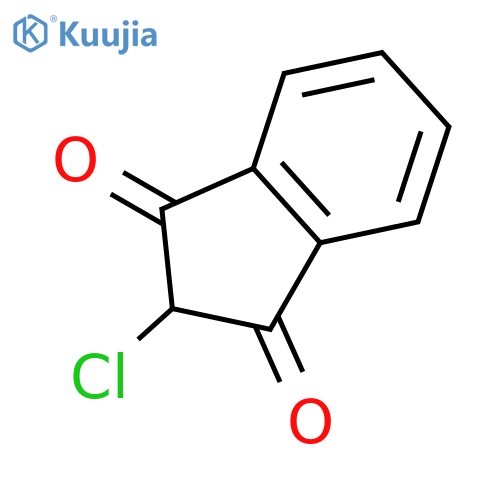 2-Chloro-1H-indene-1,3(2H)-dione structure