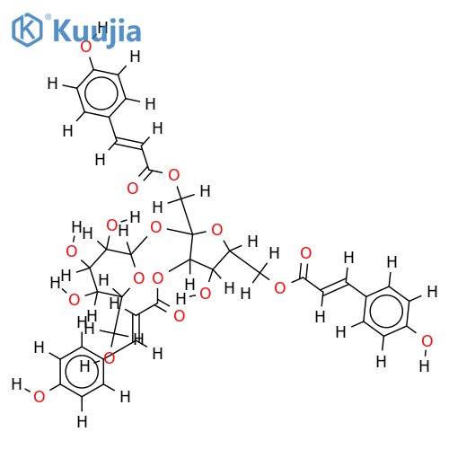 1',3',6'-Tris(4-hydroxycinnamoyl)sucrose structure