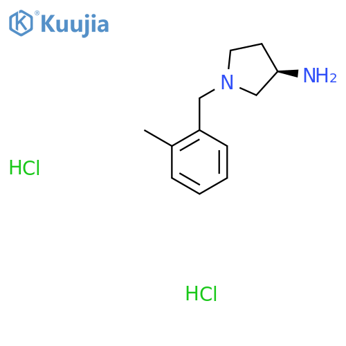 (R)-1-(2-Methylbenzyl)pyrrolidin-3-amine dihydrochloride structure