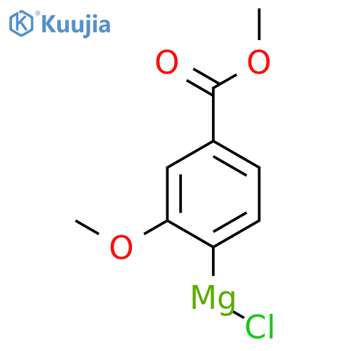MAGNESIUM, CHLORO[2-METHOXY-4-(METHOXYCARBONYL)PHENYL]- structure