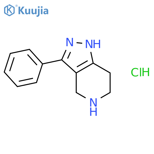 3-Phenyl-1H,4H,5H,6H,7H-pyrazolo4,3-cpyridine Dihydrochloride structure
