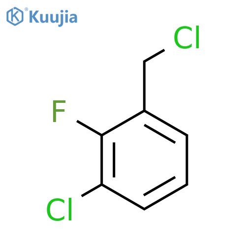 1-chloro-3-(chloromethyl)-2-fluorobenzene structure