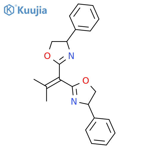 OXAZOLE, 2,2'-(2-METHYL-1-PROPENYLIDENE)BIS[4,5-DIHYDRO-4-PHENYL-, (-)- structure