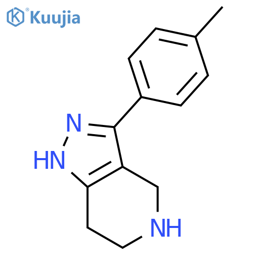 3-(4-Methylphenyl)-4,5,6,7-tetrahydro-1H-pyrazolo4,3-cpyridine structure