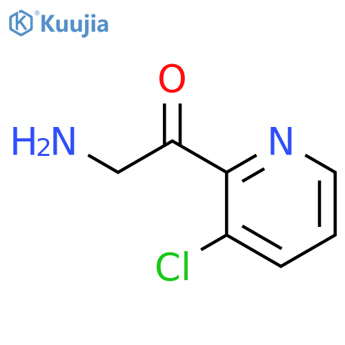 2-amino-1-(3-chloropyridin-2-yl)ethan-1-one structure