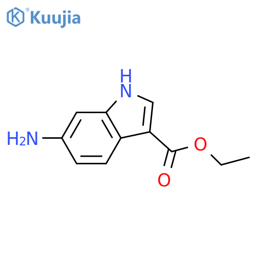 ethyl 6-amino-1H-indole-3-carboxylate structure