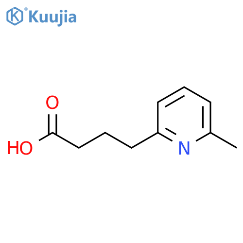 4-(6-methylpyridin-2-yl)butanoic acid structure