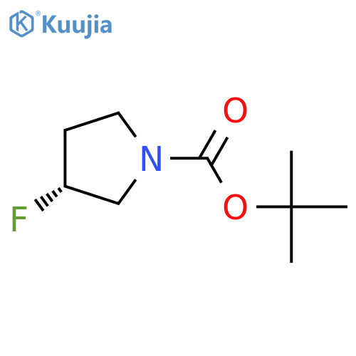 (R)-1-Boc-3-fluoropyrrolidine structure