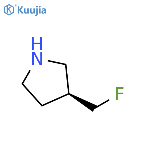 (3S)-3-(fluoromethyl)pyrrolidine structure