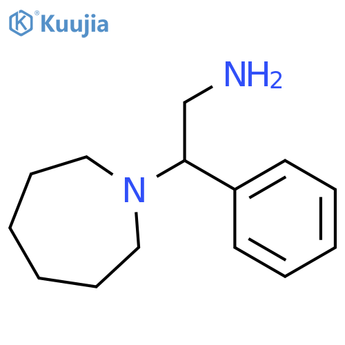 2-(Azepan-1-yl)-2-phenylethanamine structure