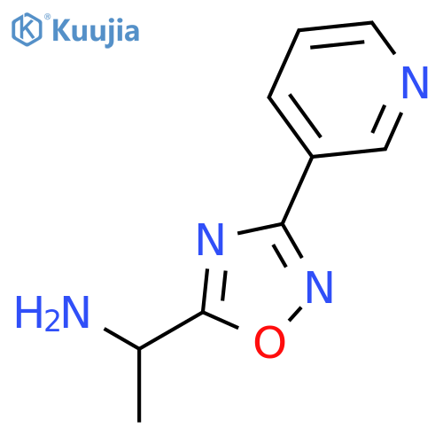 {1-3-(3-Pyridinyl)-1,2,4-oxadiazol-5-ylethyl}amine Trifluoroacetate structure