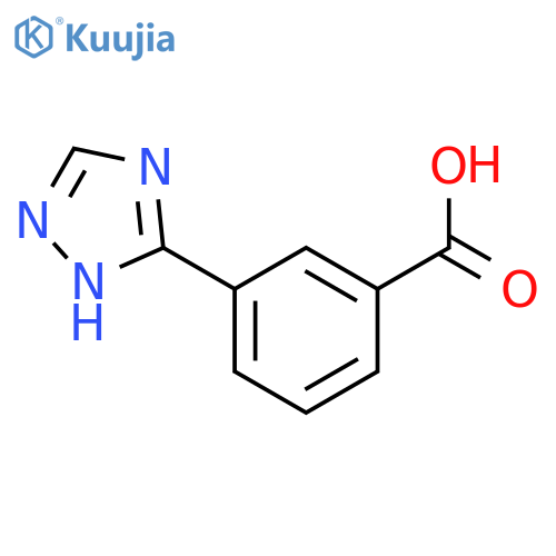 3-(1H-1,2,4-triazol-3-yl)benzoic acid structure