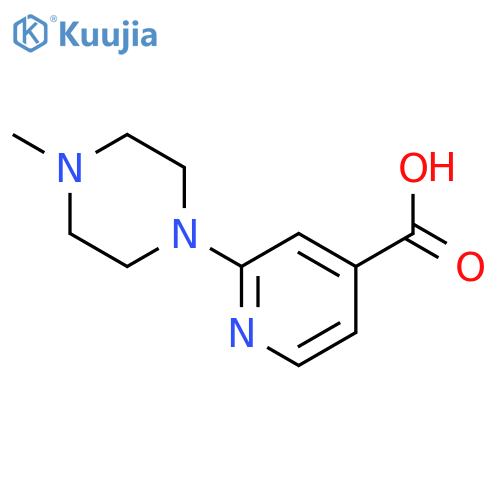 2-(4-methylpiperazin-1-yl)pyridine-4-carboxylic acid structure