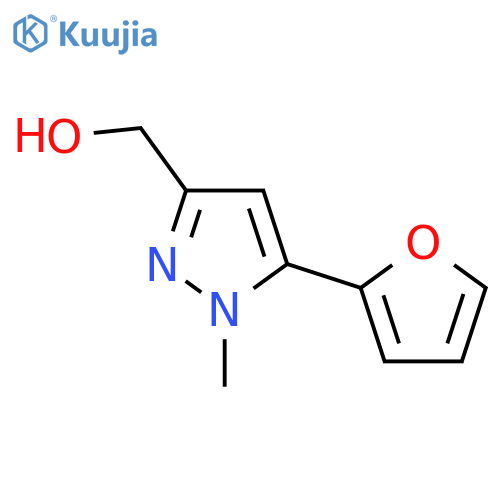 5-(2-Furyl)-1-methyl-1H-pyrazol-3-ylmethanol structure