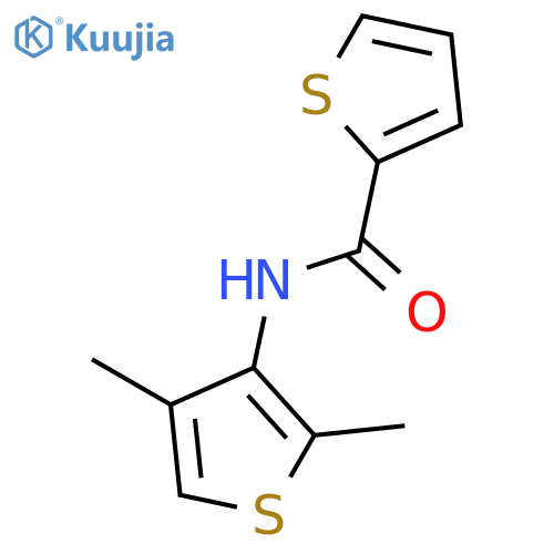 2-Thiophenecarboxamide, N-(2,4-dimethyl-3-thienyl)- structure