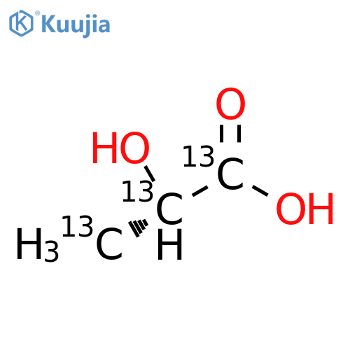 L-Lactic acid-13C3 solution structure