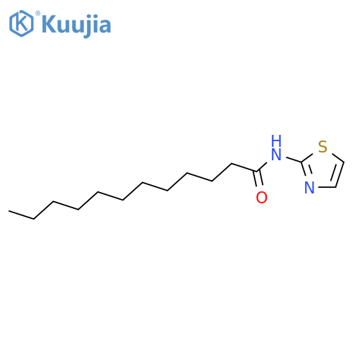 Dodecanoic acid thiazol-2-ylamide structure