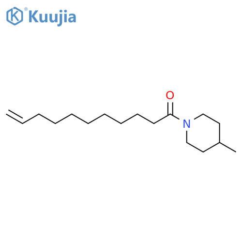 1-(4-Methylpiperidin-1-yl)undec-10-en-1-one structure
