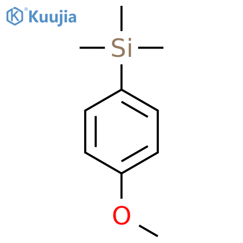 Benzene,1-methoxy-4-(trimethylsilyl)- structure
