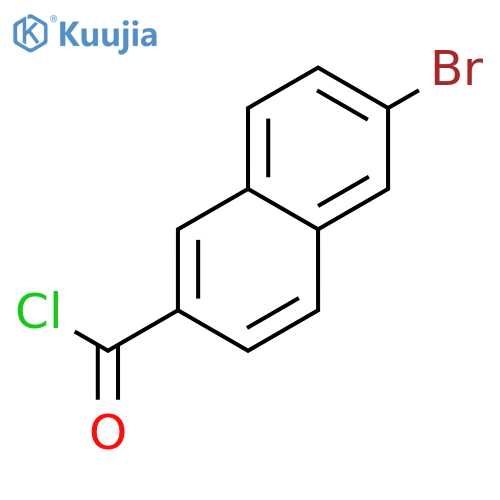 6-bromo-2-naphthoic acid chloride structure