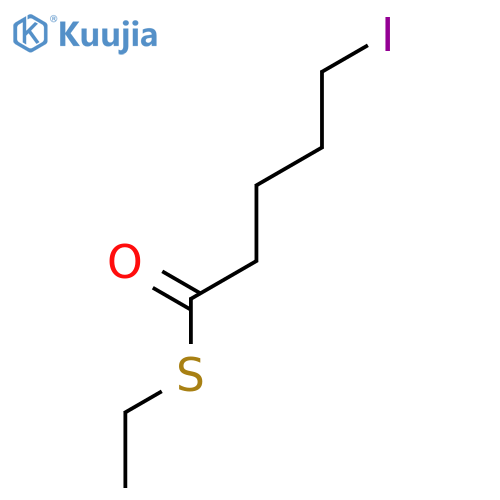 Pentanethioic acid, 5-iodo-, S-ethyl ester structure