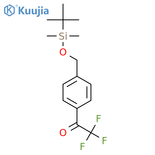 O-tert-Butyldimethylsilyl-benzyl Alcohol 4-(2,2,2-Trifluoroethanone) structure