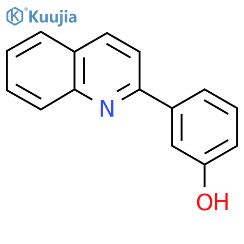 3-(quinolin-2-yl)phenol structure