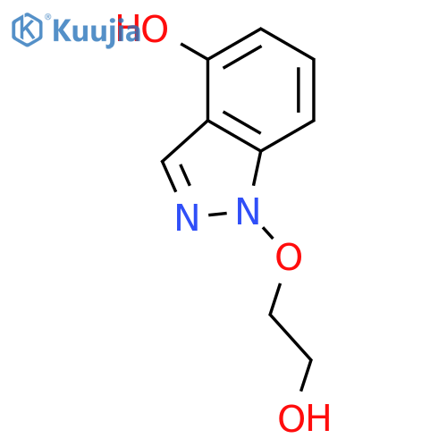 1H-INDAZOL-4-OL, 1-(2-HYDROXYETHOXY)- structure