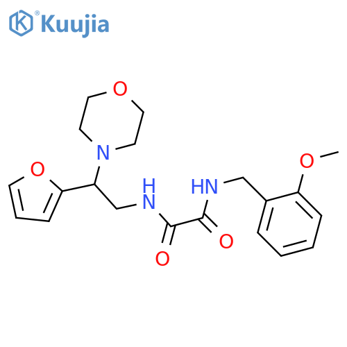 N-2-(furan-2-yl)-2-(morpholin-4-yl)ethyl-N'-(2-methoxyphenyl)methylethanediamide structure