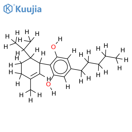 (-)-8,9-dihydro-CBD structure