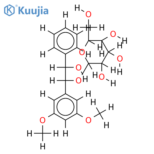 stilbostemin I 2''-beta-D-glucopyranoside structure
