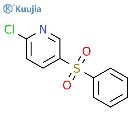2-Chloro-5-(phenylsulfonyl)pyridine structure