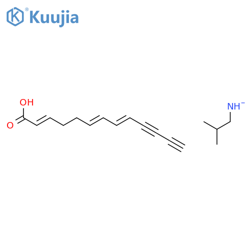 2-Methylpropylamide-(2E,6E,8Z)-2,6,8-Tridecatriene-10,12-diynoic acid structure