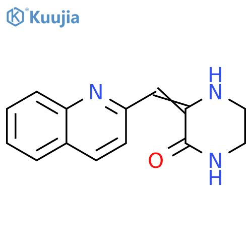 3-(quinolin-2-yl)methylidenepiperazin-2-one structure