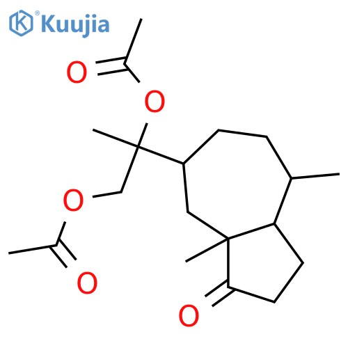 11,12-Dihydroxy-4-pseudoguaianone; (1α,5β,10β)-form, 11,12-Di-Ac structure