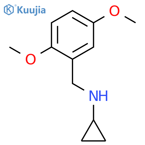 N-(2,5-dimethoxyphenyl)methylcyclopropanamine structure