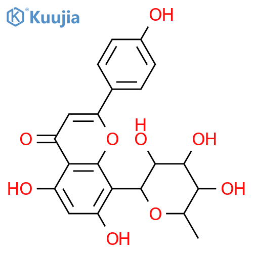 8-C-β-D-Glucopyranosyl-4',5,7-trihydroxyflavone; 6''-Deoxy structure