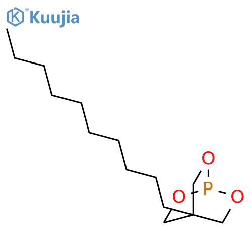 4-Decyl-2,6,7-trioxa-1-phosphabicyclo[2.2.2]octane structure