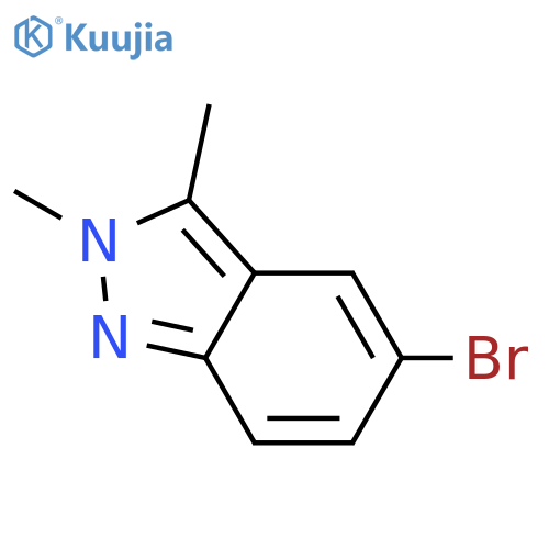 5-Bromo-2,3-dimethyl-2H-indazole structure